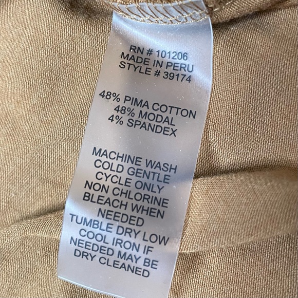 Soft Surroundings Pima Cotton Alyssa surplice top - Picture 7 of 7